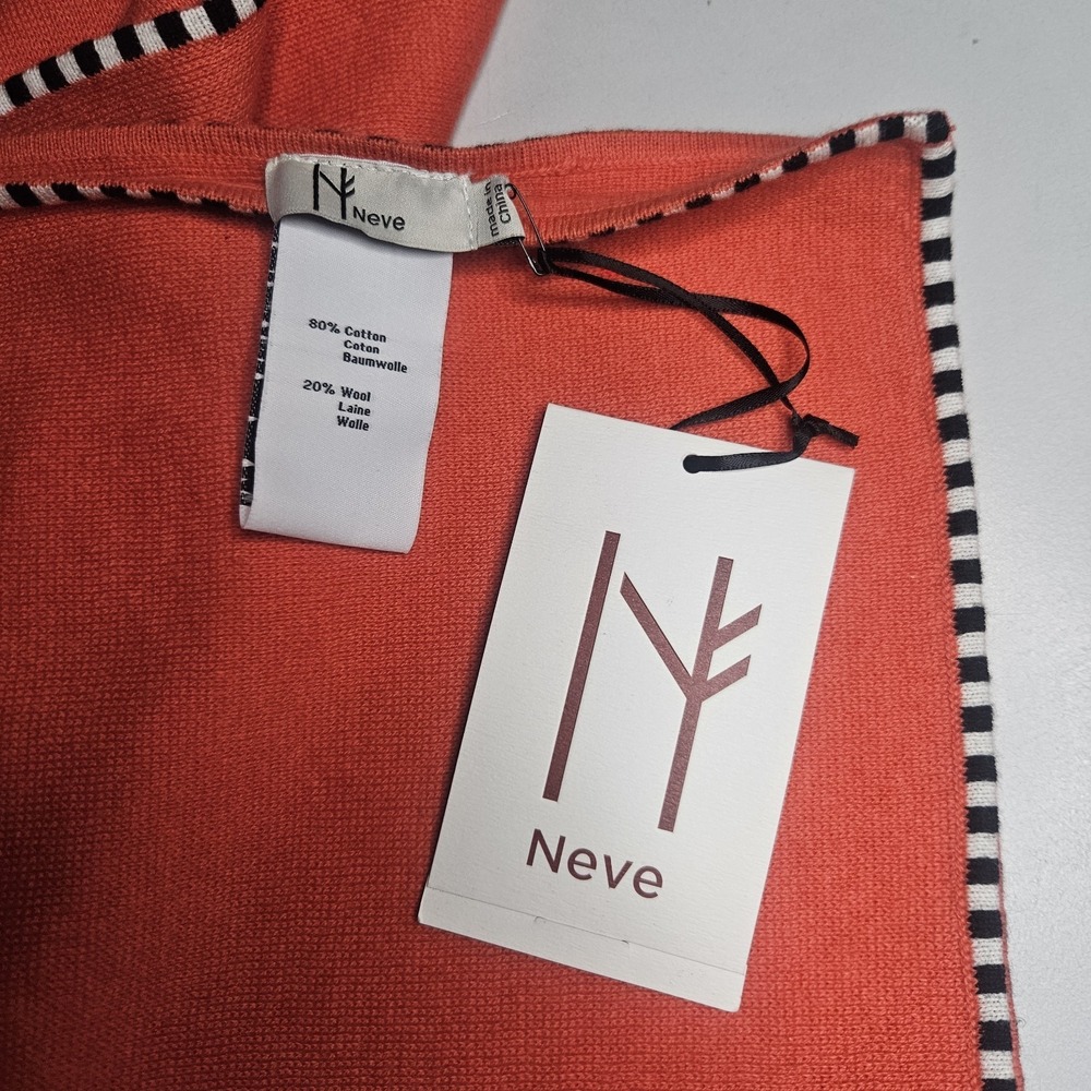 Neve Wool Blend Scarf Annabelle Spice Coral